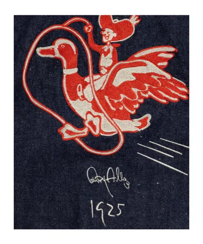 Human Made Work Zip-up Denim Jacket In Blue