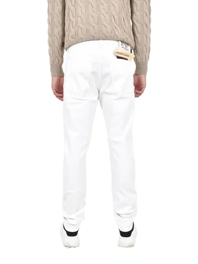 Jacob Cohen Five-pockets Jeans In White