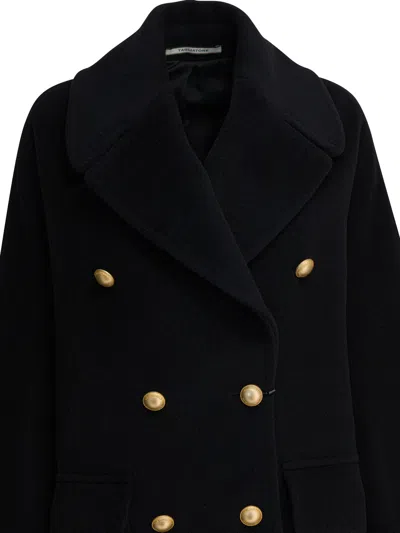 Tagliatore 'blanche' Coat In Black