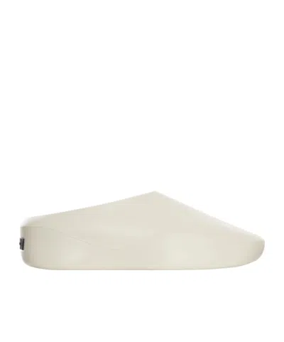 Fear Of God Logo Patch Slip-on Runner Sneakers In White