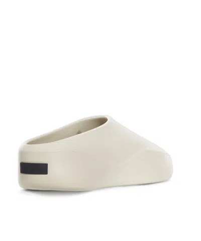 Fear Of God Logo Patch Slip-on Runner Sneakers In White