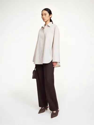 By Malene Birger Derris Organic Cotton Shirt In White