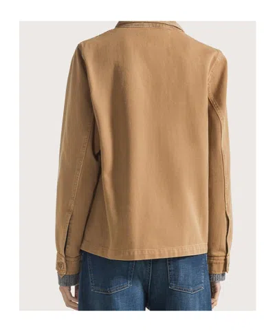 Seventy Button-fastening Jacket In Brown