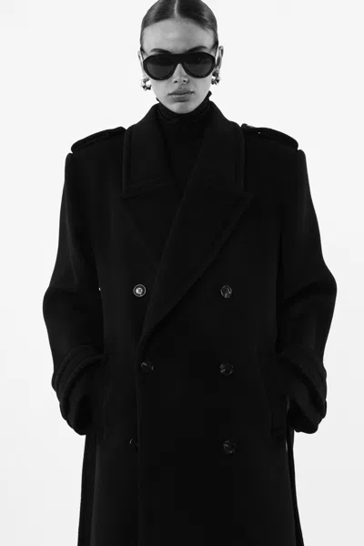 Arakii Wool Coat In Black