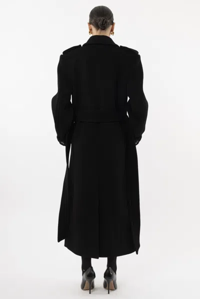 Arakii Wool Coat In Black