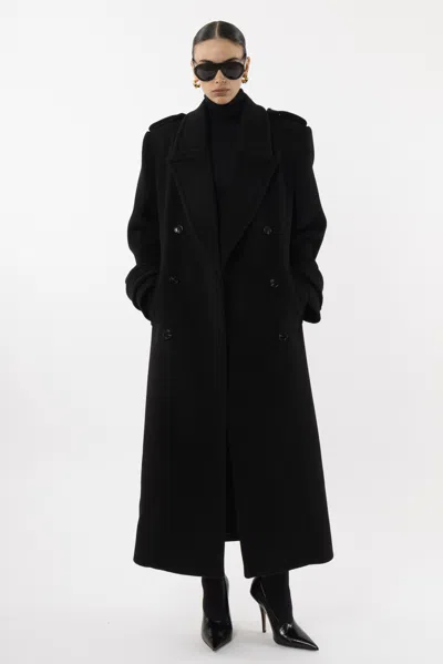 Arakii Wool Coat In Black
