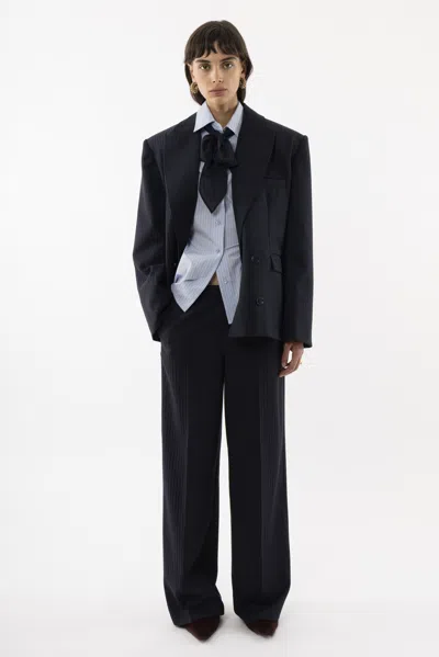 Arakii Oversized Blazer In Blue