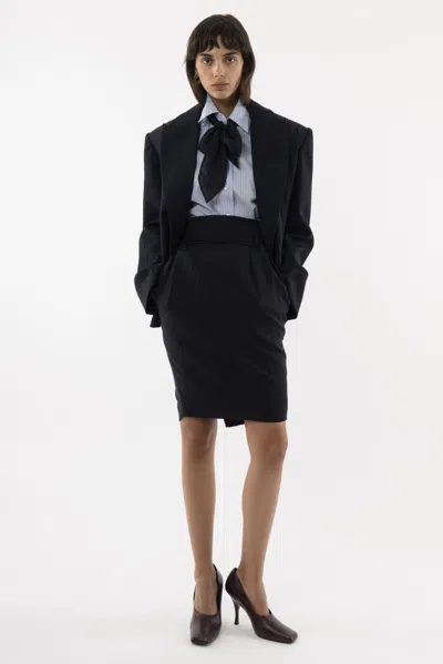 Arakii Oversized Blazer In Blue