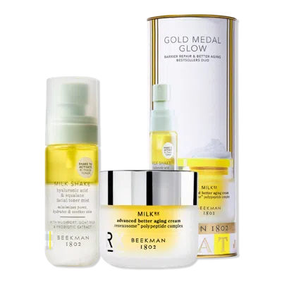 Beekman 1802 Gold Medal Glow Skincare Gift Set In Transparent