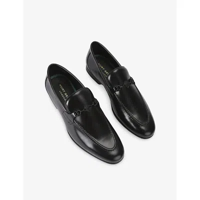 Kurt Geiger Leather Alton Brush Off Loafer In Black