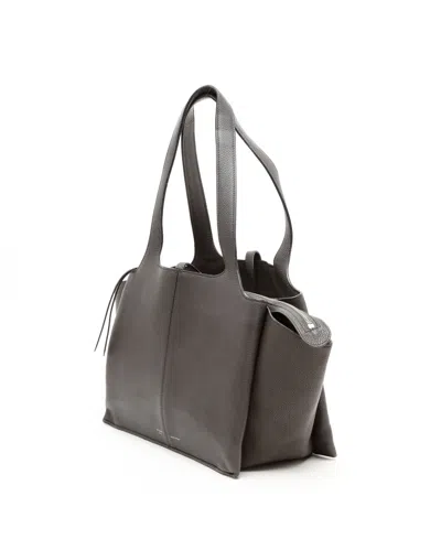 Celine Céline Small Tri-fold Bag In Gray