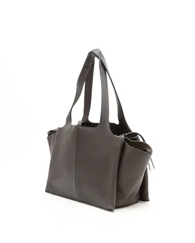 Celine Céline Small Tri-fold Bag In Gray