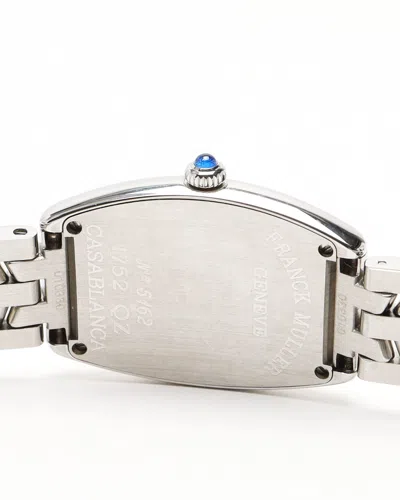 Franck Muller Casablanca Cintrée Curvex 25mm Ref 1752qz Watch In Metallic