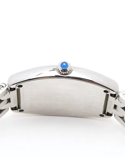 Franck Muller Casablanca Cintrée Curvex 25mm Ref 1752qz Watch In Metallic