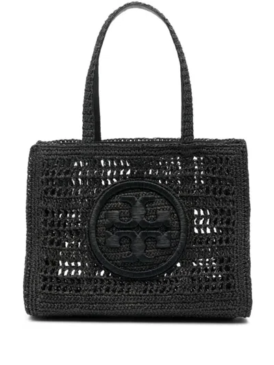 Tory Burch Small Ella Tote Bag In Black