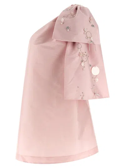 Bernadette Winnie Bow-detail Mini Dress In Pink