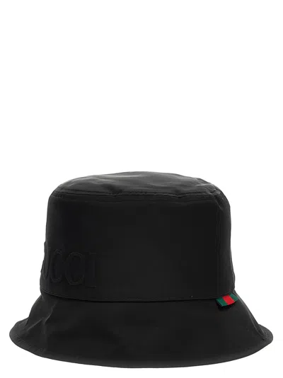 Gucci Women Logo Bucket Hat In Black