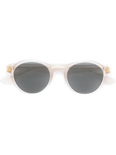 Shop Mykita Round Frame Sunglasses In Neutrals