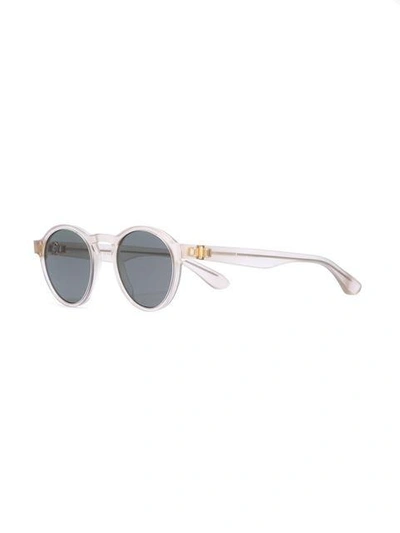 Shop Mykita Round Frame Sunglasses In Neutrals