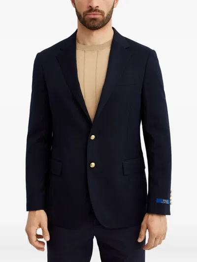 Polo Ralph Lauren Single-breasted Blazer In Black