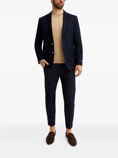 Polo Ralph Lauren Single-breasted Blazer In Black