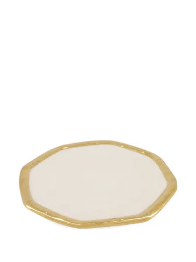 Les-ottomans Octagonal-shape Plate In Neutral