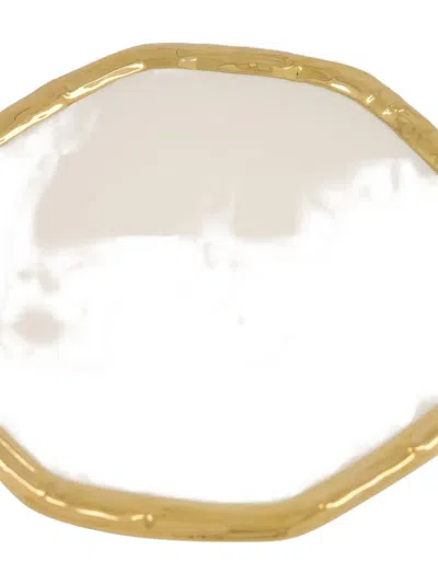 Les-ottomans Octagonal-shape Plate In Neutral