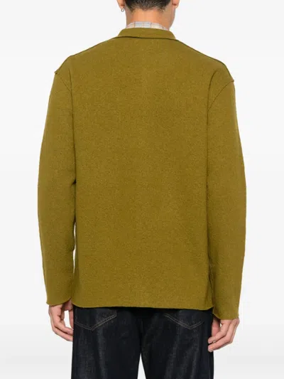 Nn07 Jonas Wool Shirt Jacket In Green