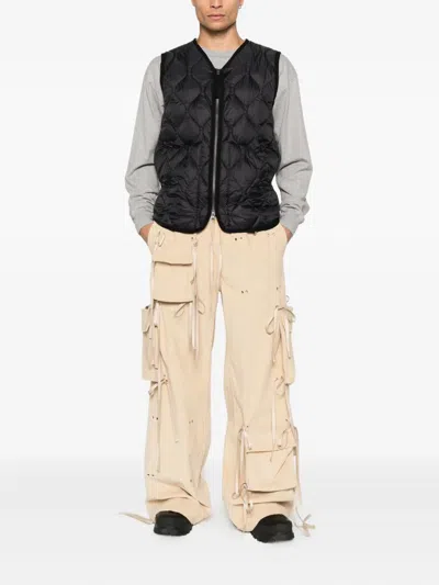 Taion Zip-fastening Gilet In Black