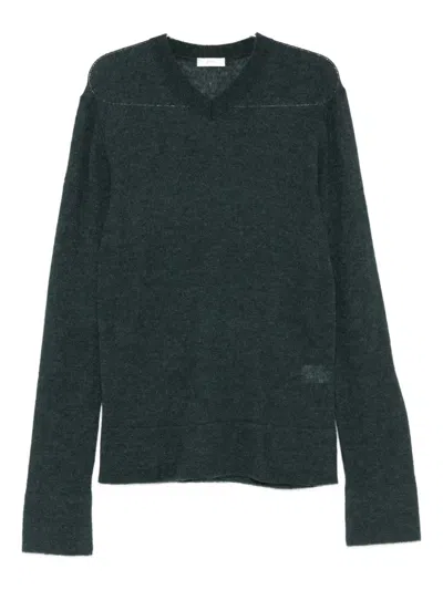 Rier V-neck Sweater In Green