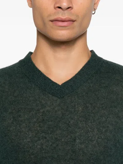 Rier V-neck Sweater In Green
