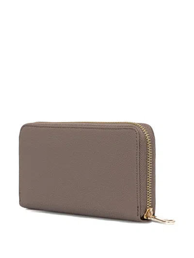 Patrizia Pepe Logo-lettering Wallet In Brown