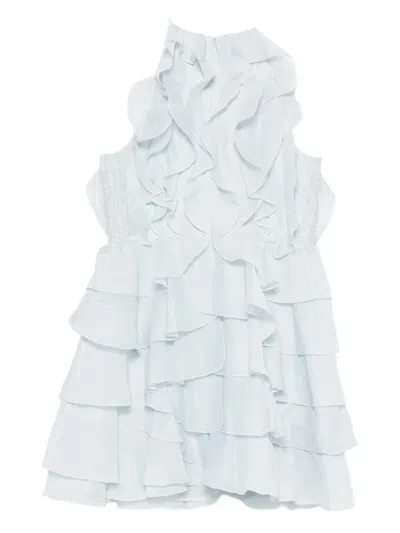 CLEO 荷叶边分层式迷你连衣裙