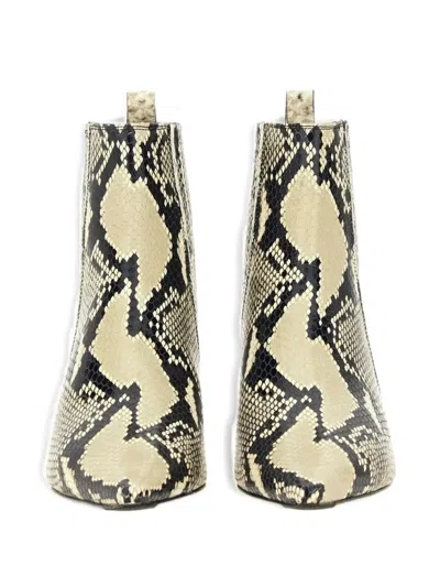 Roberto Festa Printed-leather Ankle Boots In Multi