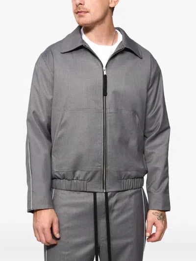 Hamza Rud Zipped Jacket In Gray