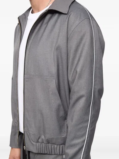 Hamza Rud Zipped Jacket In Gray