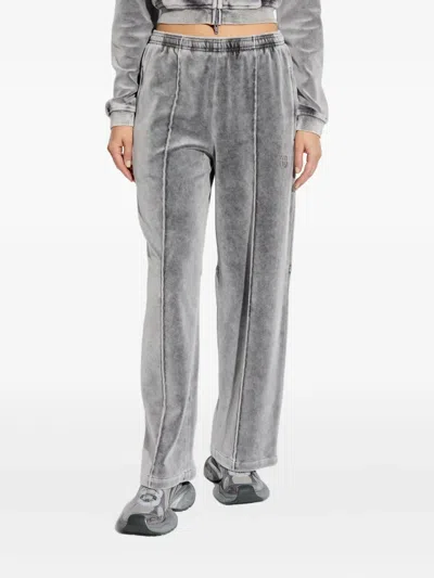 Alexander Wang Mid Rise Articulated Leg Pant Clothing In Gray