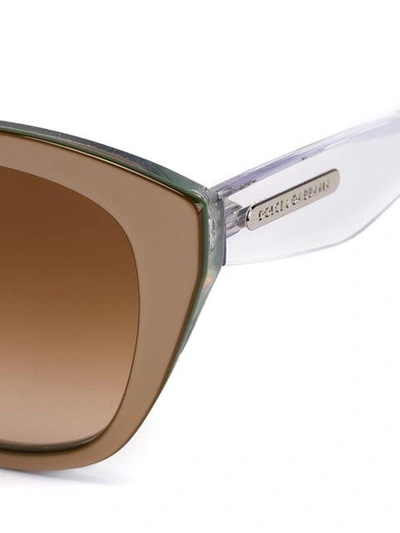 Shop Dolce & Gabbana Cat Eye Frame Sunglasses