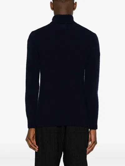 Piacenza Cashmere Roll-neck Cashmere-blend Jumper In Black