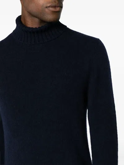 Piacenza Cashmere Roll-neck Cashmere-blend Jumper In Black