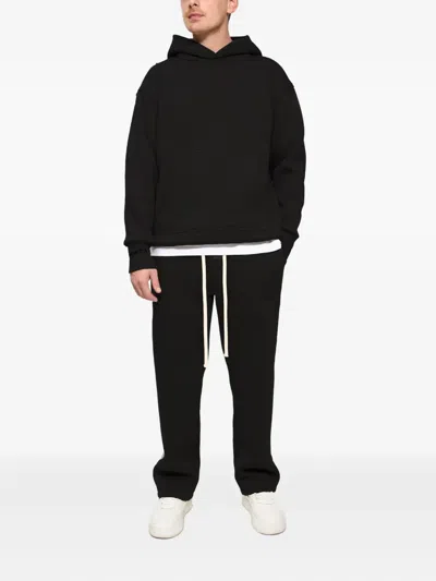 Hamza 247 Drawstring Track Pants In Black