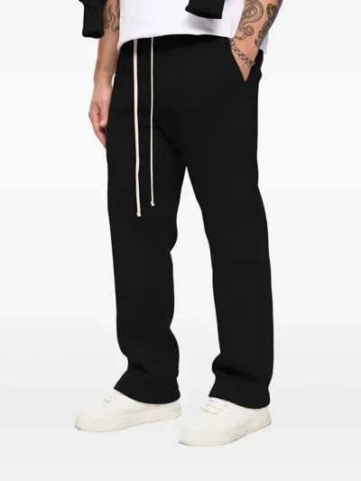 Hamza 247 Drawstring Track Pants In Black