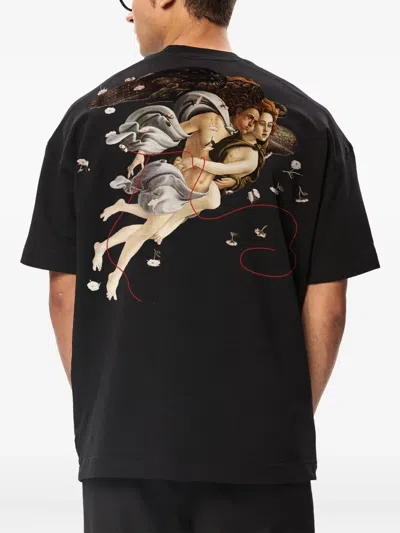 Hamza Botticelli Printed T-shirt In Black