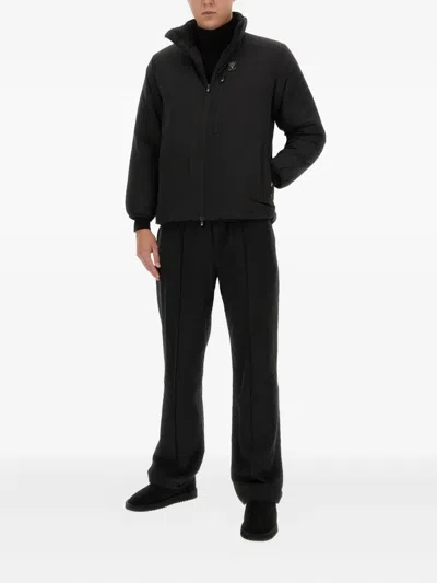 South2 West8 Logo-patch Jacket In Black