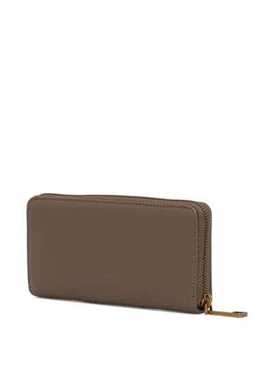 Kurt Geiger Kensington Eagle-charm Wallet In Brown