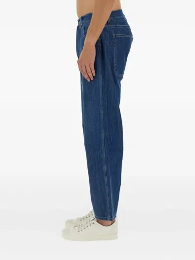 Ymc You Must Create Five-pockets Jeans In Blue