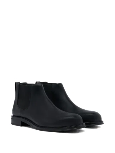 Bally Pull-loop Spiegel Boots In Black