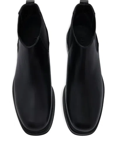 Bally Pull-loop Spiegel Boots In Black