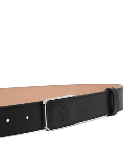 Bally Cabot Frame-buckle Belt In Black