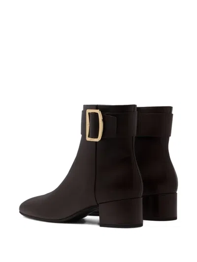 Bally 40mm Boucle Boots In Brown